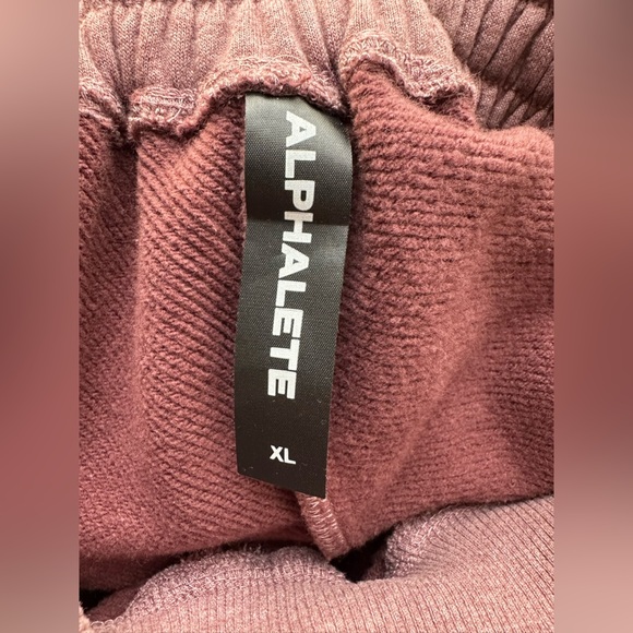 Alphalete TREK SWEATPANT Heather Sugar Wide Leg high rise Sweatpant Extra large - Picture 5 of 6